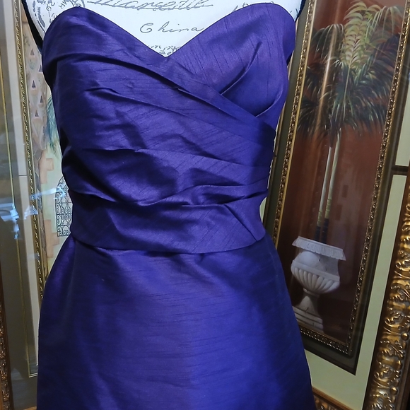 Alfred Sung Short Dress for Bridesmaids - Picture 2 of 13